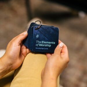Worship Sign Keyring Cards